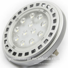 tuv ce 12v 11w 15w g53 led ar111 vivienda cob ar111 led lámpara ar111 gu53